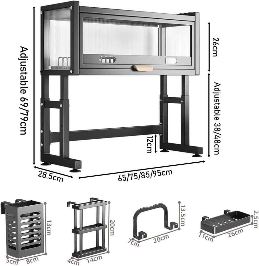 Over The Sink Rack for Kitchen – Multi-Functional Kitchen Storage Organizer