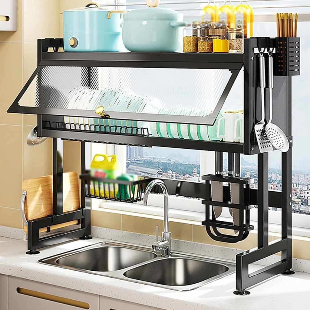 Over The Sink Rack for Kitchen – Multi-Functional Kitchen Storage Organizer