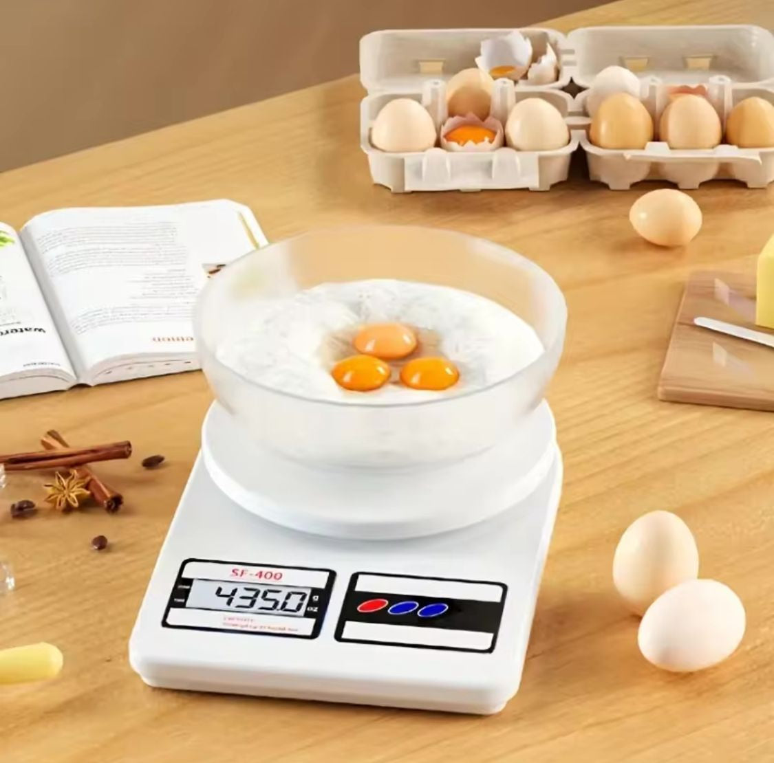 10KG Electronic Digital Kitchen Scale – High Precision Digital Weighing Machine for Kitchen, Mother & Baby, Cooking, Baking, Fruits, Vegetables, Jewelry & More
