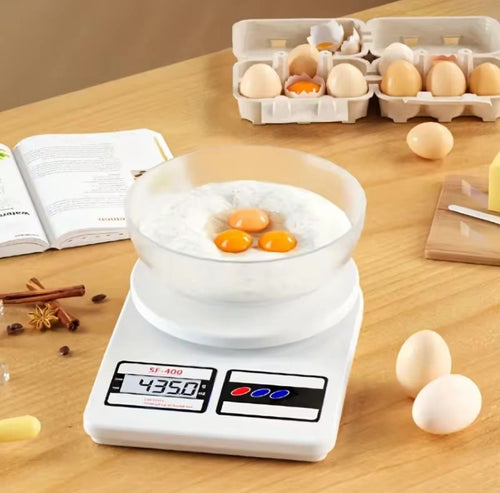 10KG Electronic Digital Kitchen Scale – High Precision Digital Weighing Machine for Kitchen, Mother & Baby, Cooking, Baking, Fruits, Vegetables, Jewelry & More