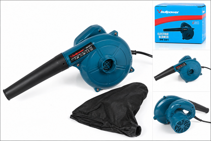 Bullpower DN-001 Electric Air Blower with Dust Collection Bag | High Power Electric Dust Blower for Home, Office, Car & Computer Cleaning