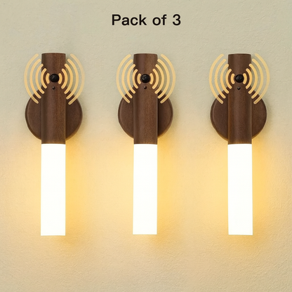 Smart Motion Sensor LED Wall Light – Wireless Infrared Night Lamp for Home