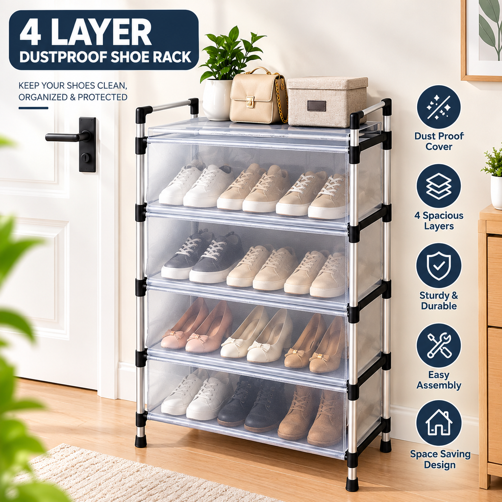 Premium Dustproof Shoe Storage Organizer