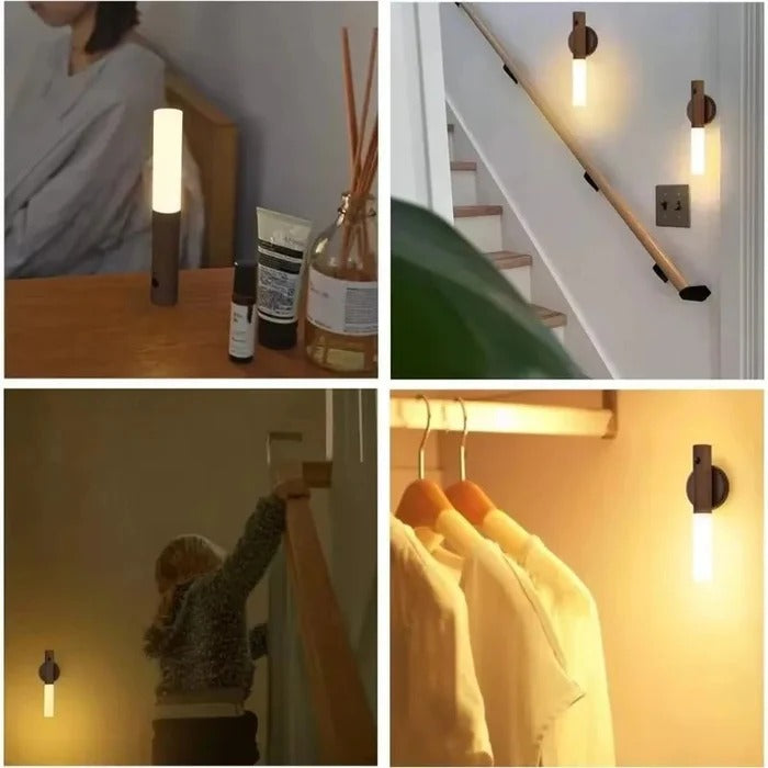 Smart Motion Sensor LED Wall Light – Wireless Infrared Night Lamp for Home
