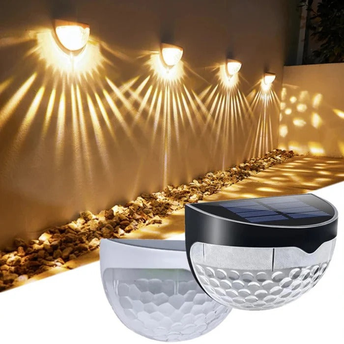 LED Solar Waterproof Fence Lights – Outdoor Garden, Wall & Fence Decoration Light