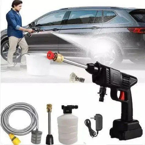 Wireless Car Washer Gun (Double Battery Included)